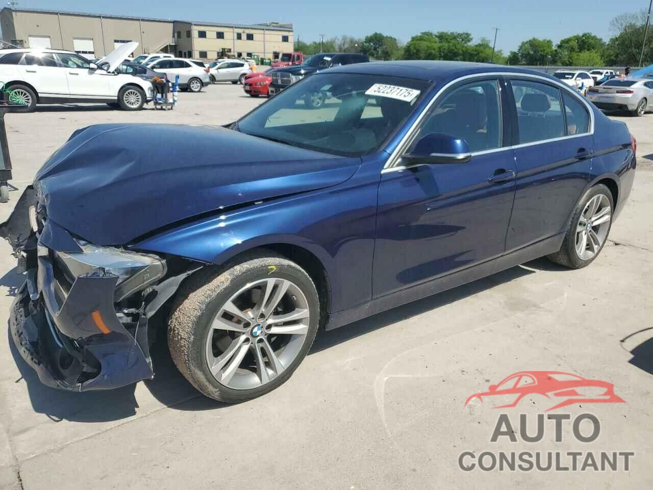 BMW 3 SERIES 2017 - WBA8B9G55HNU50550