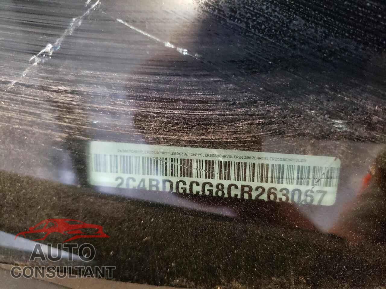DODGE CARAVAN 2012 - 2C4RDGCG8CR263067