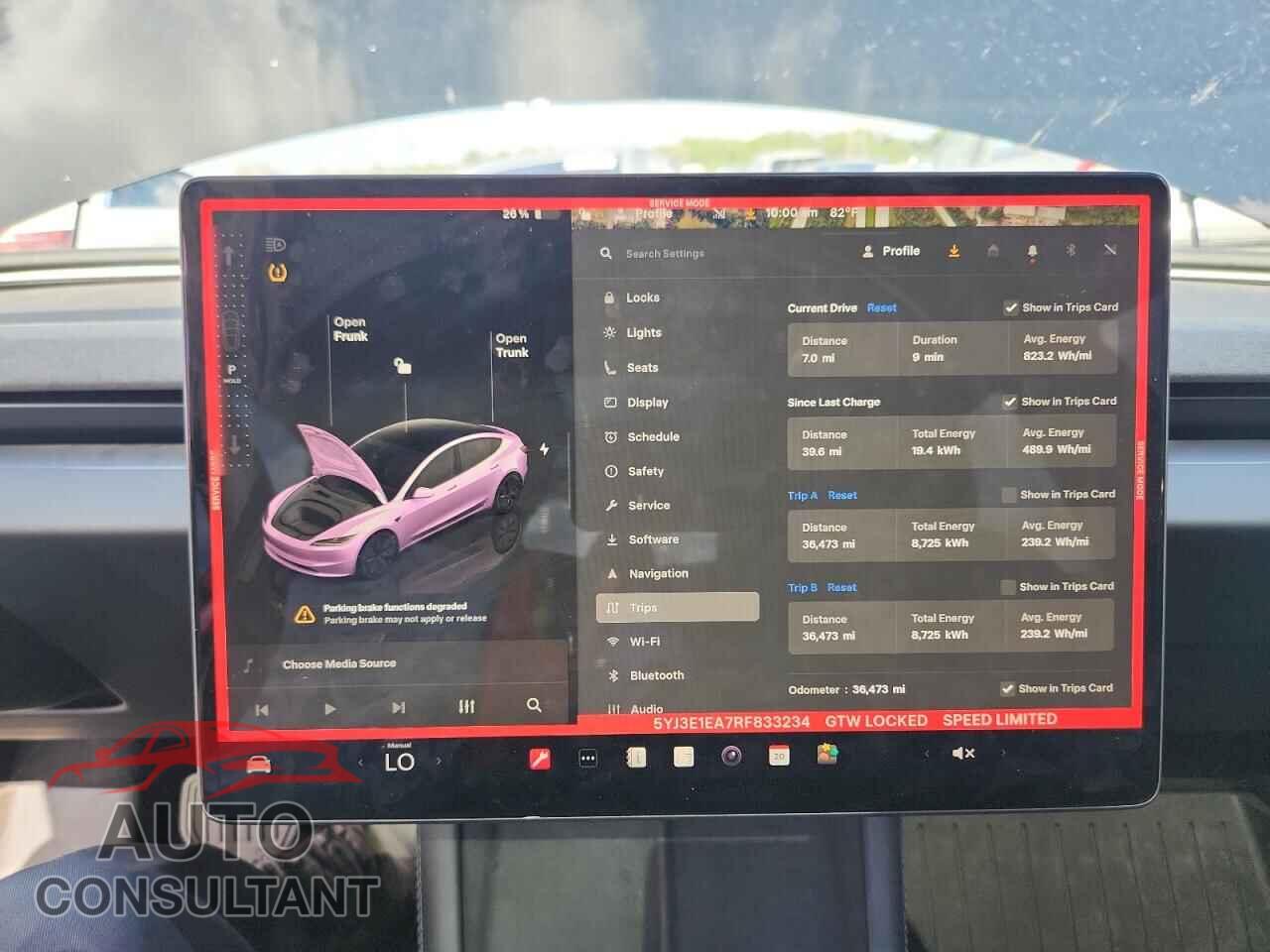 TESLA MODEL 3 2024 - 5YJ3E1EA7RF833234