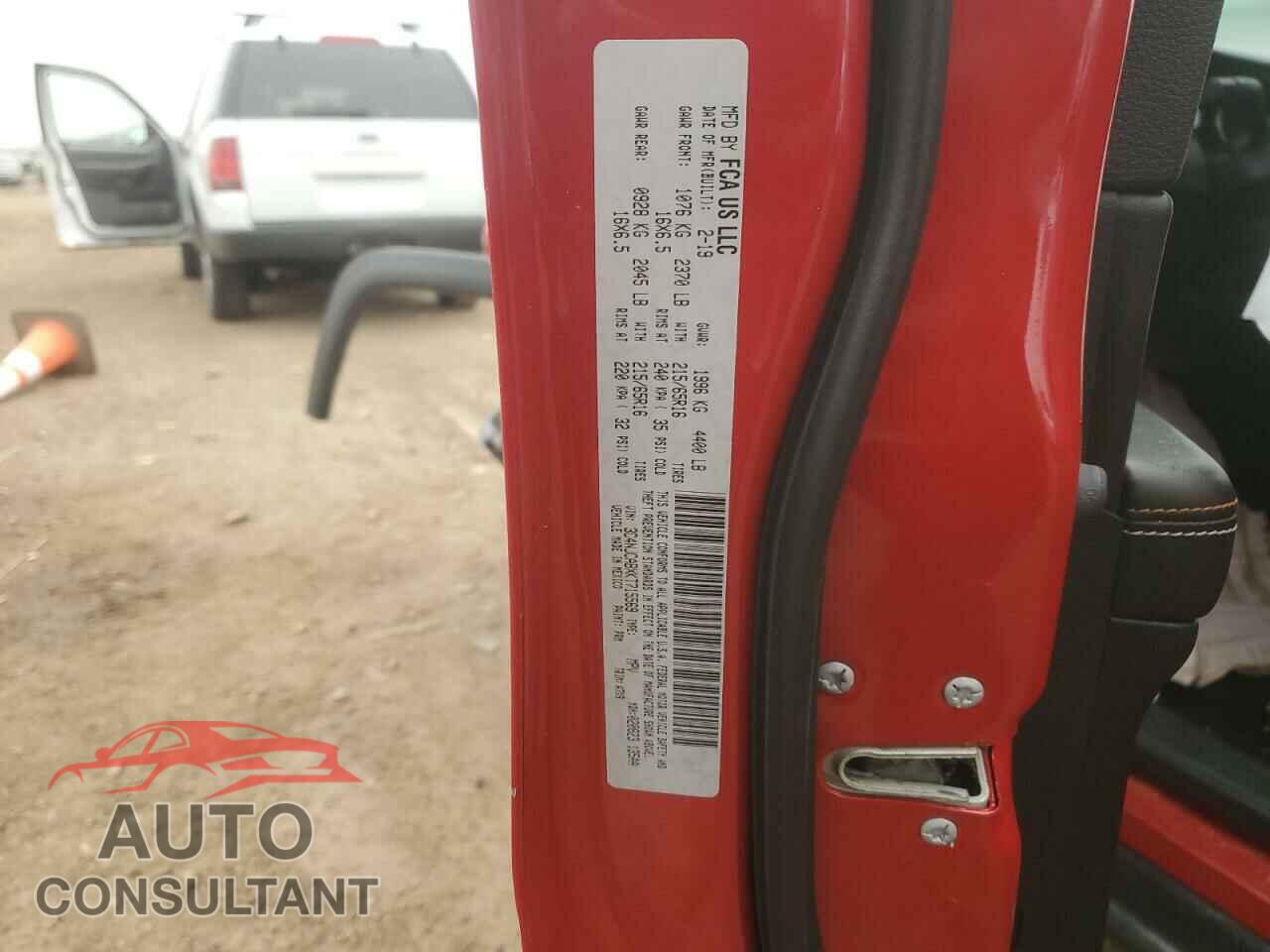 JEEP COMPASS 2019 - 3C4NJCABXKT715569