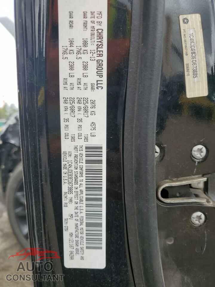 JEEP COMPASS 2014 - 1C4NJDEB3ED673885