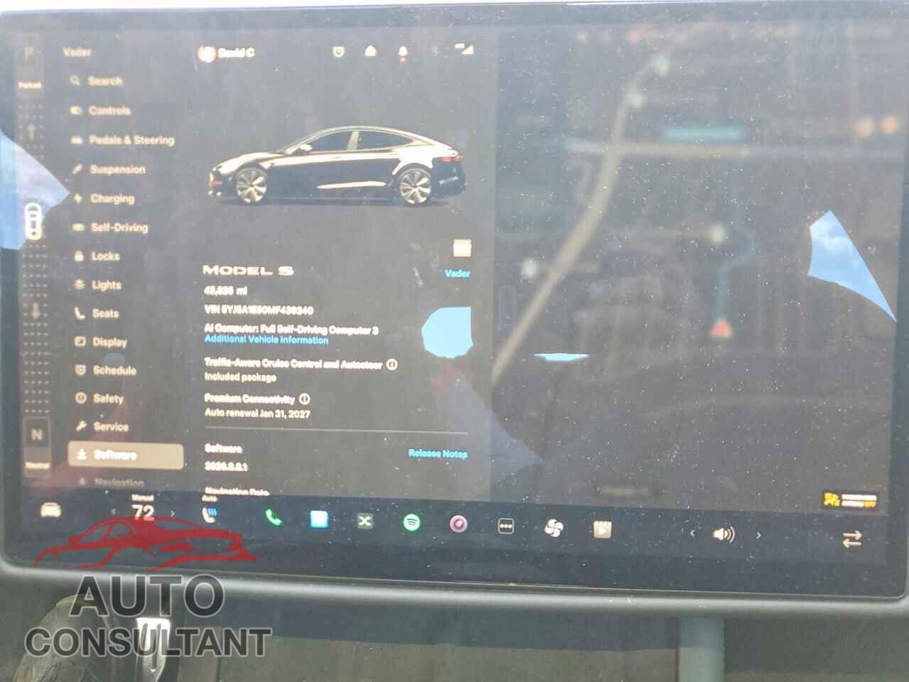 TESLA MODEL S 2021 - 5YJSA1E50MF439240