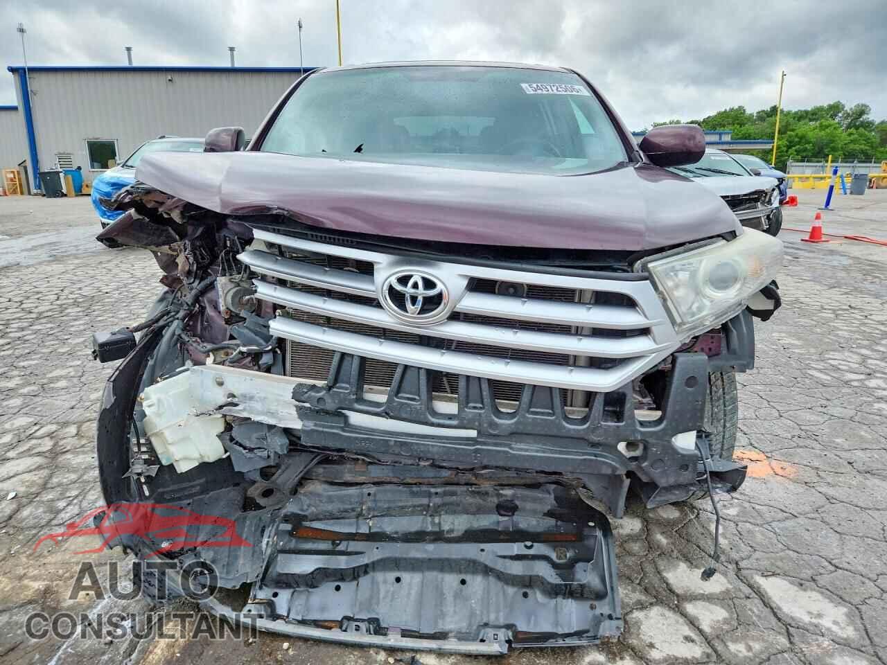 TOYOTA HIGHLANDER 2012 - 5TDBK3EH1CS156701