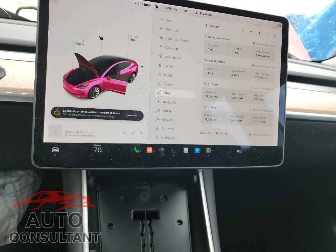 TESLA MODEL 3 2020 - 5YJ3E1EB9LF666844