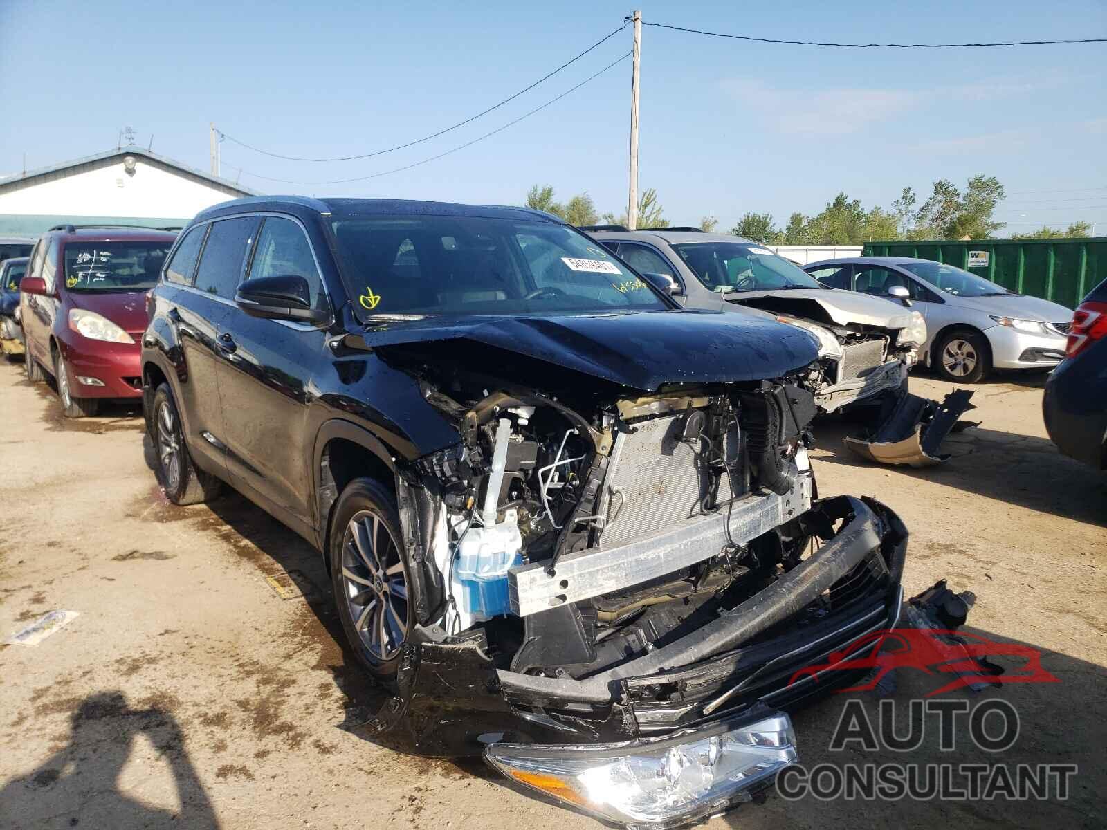 TOYOTA HIGHLANDER 2019 - 5TDJZRFHXKS615506