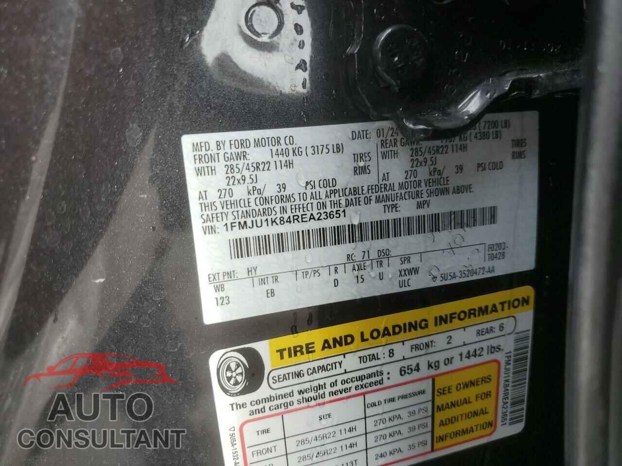 FORD EXPEDITION 2024 - 1FMJU1K84REA23651