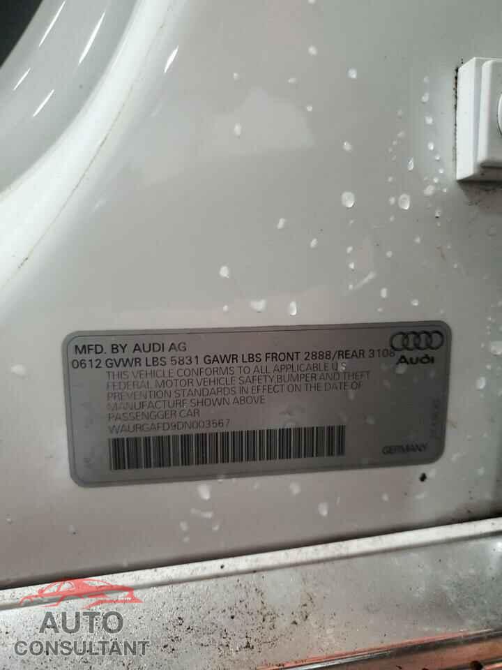 AUDI A8 2013 - WAURGAFD9DN003567