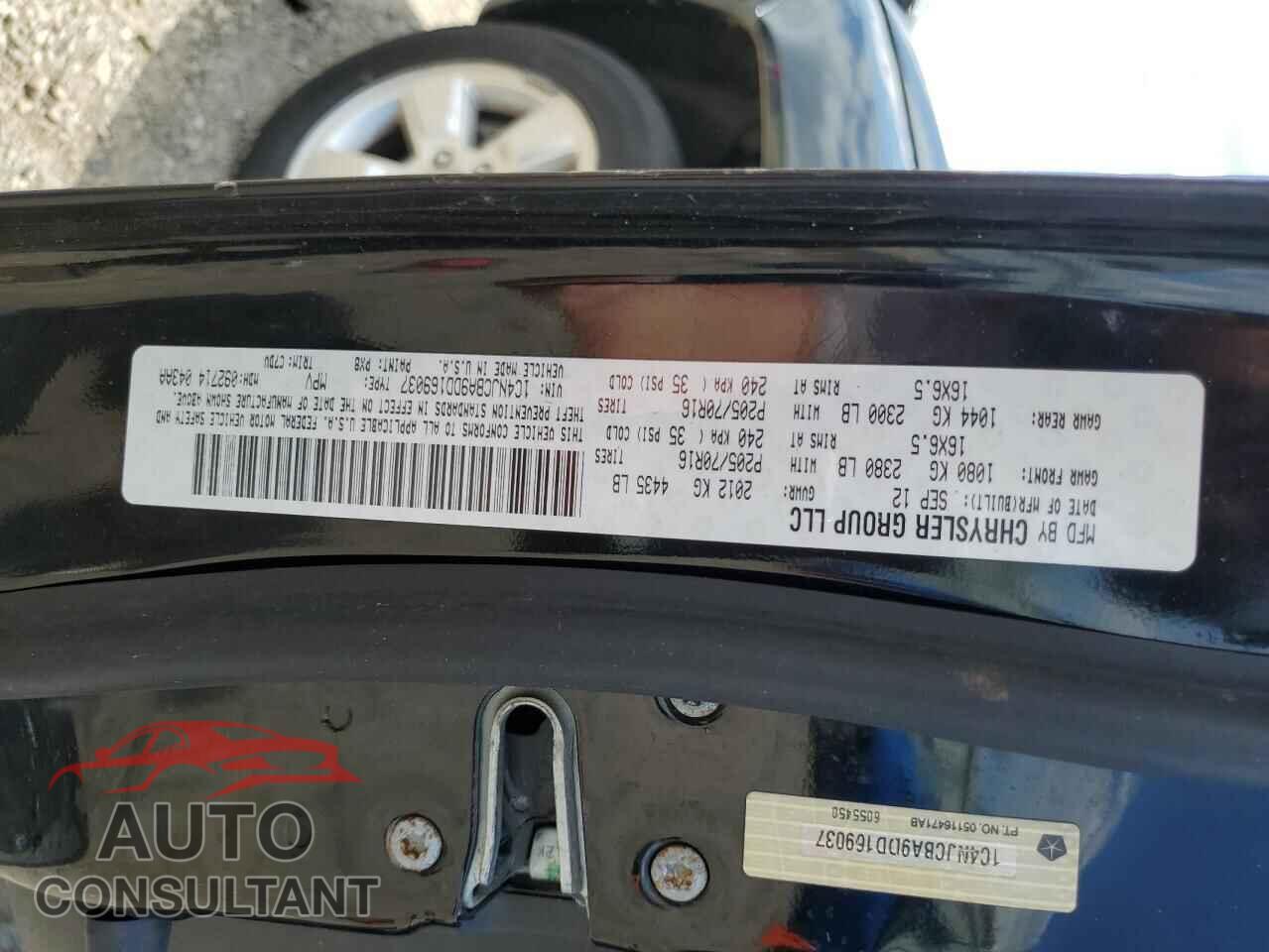 JEEP COMPASS 2013 - 1C4NJCBA9DD169037