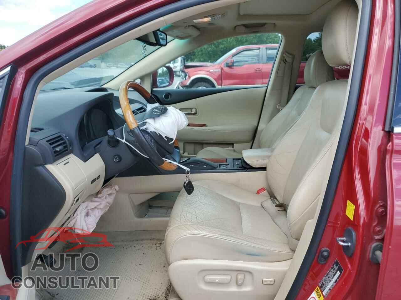 LEXUS RX350 2010 - 2T2BK1BA4AC065015