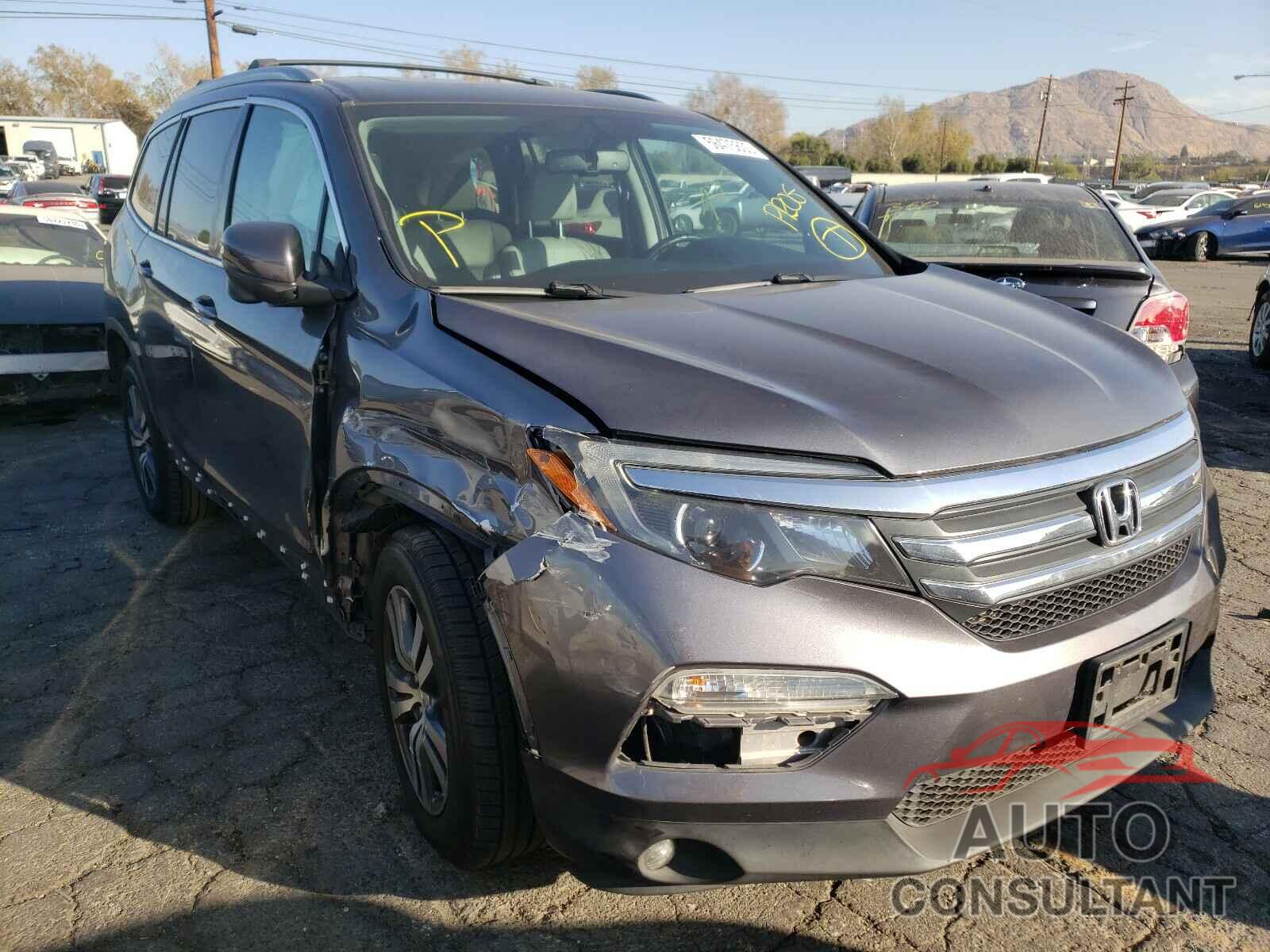 HONDA PILOT 2016 - 5FNYF5H54GB045422