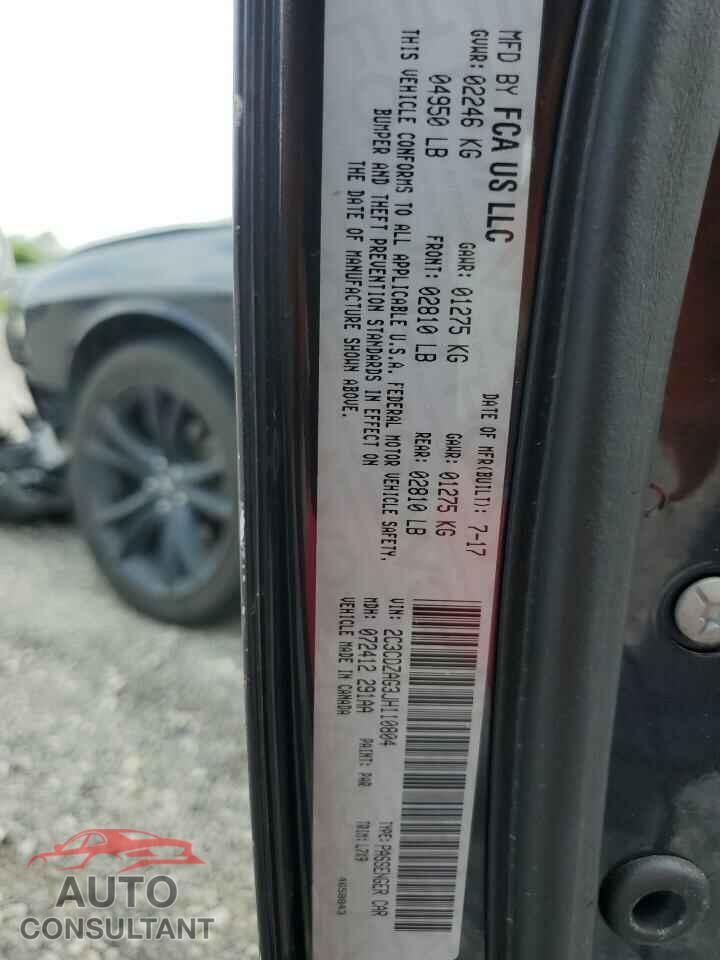 DODGE CHALLENGER 2018 - 2C3CDZAG3JH110804