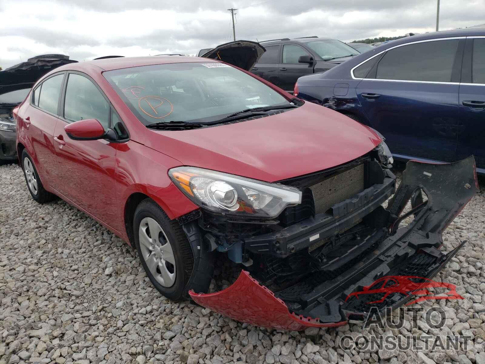 KIA FORTE 2016 - KNAFK4A68G5567257