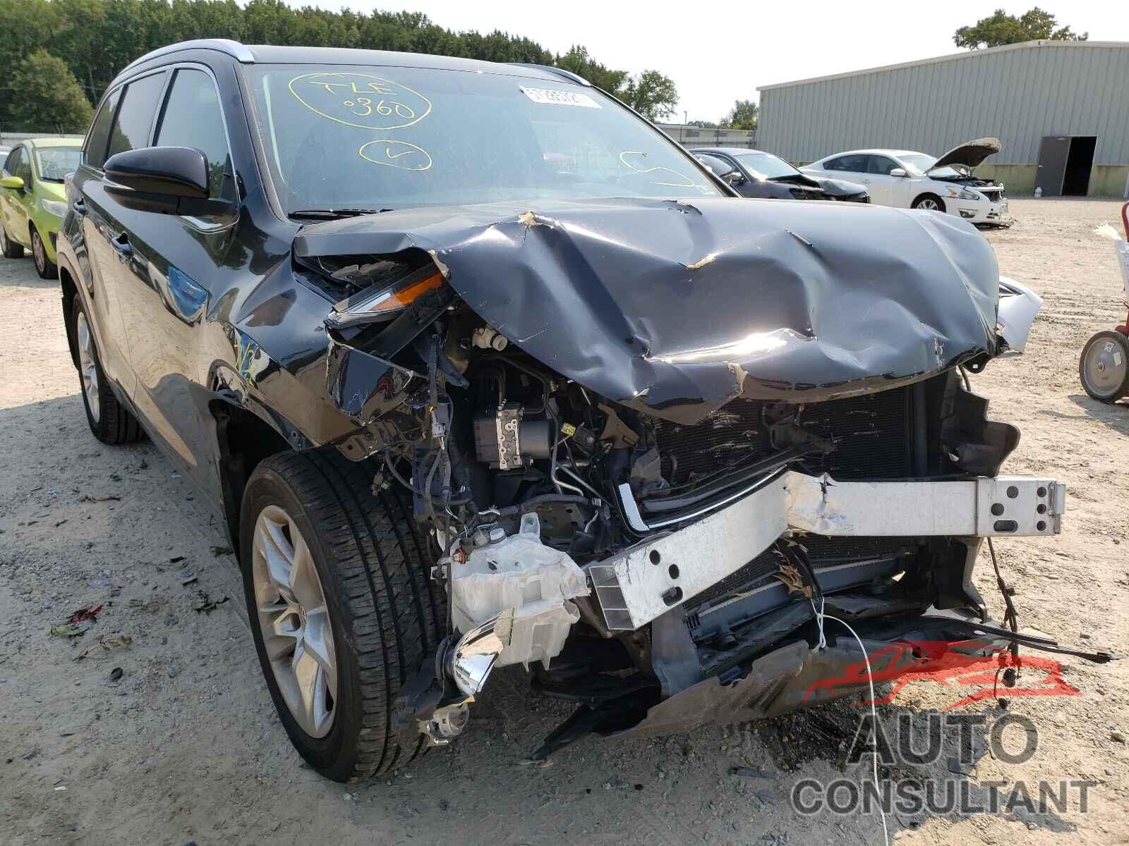 TOYOTA HIGHLANDER 2016 - 5TDDKRFH1GS265014