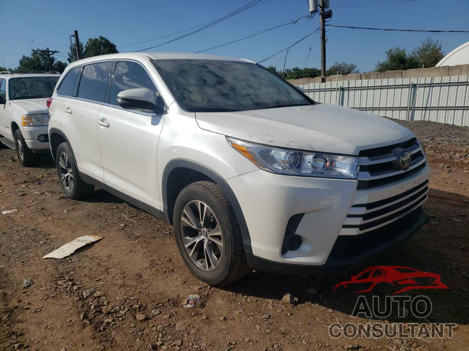 TOYOTA HIGHLANDER 2019 - 5TDZZRFH7KS320723