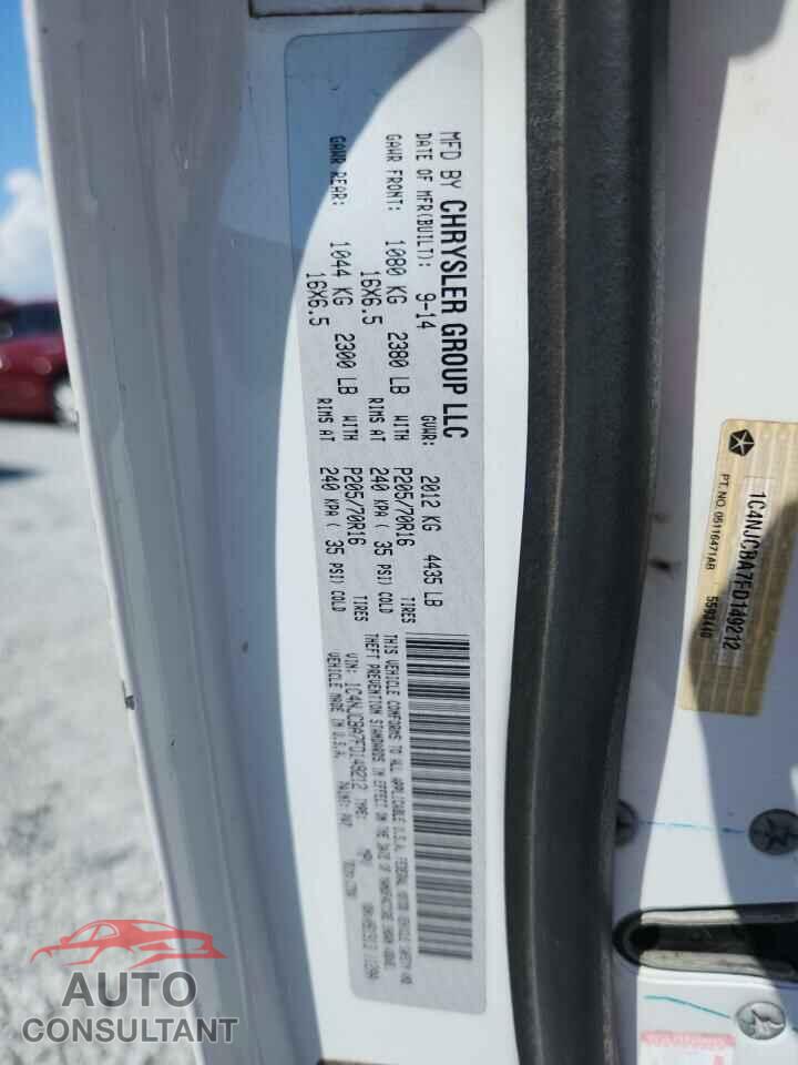JEEP COMPASS 2015 - 1C4NJCBA7FD149212
