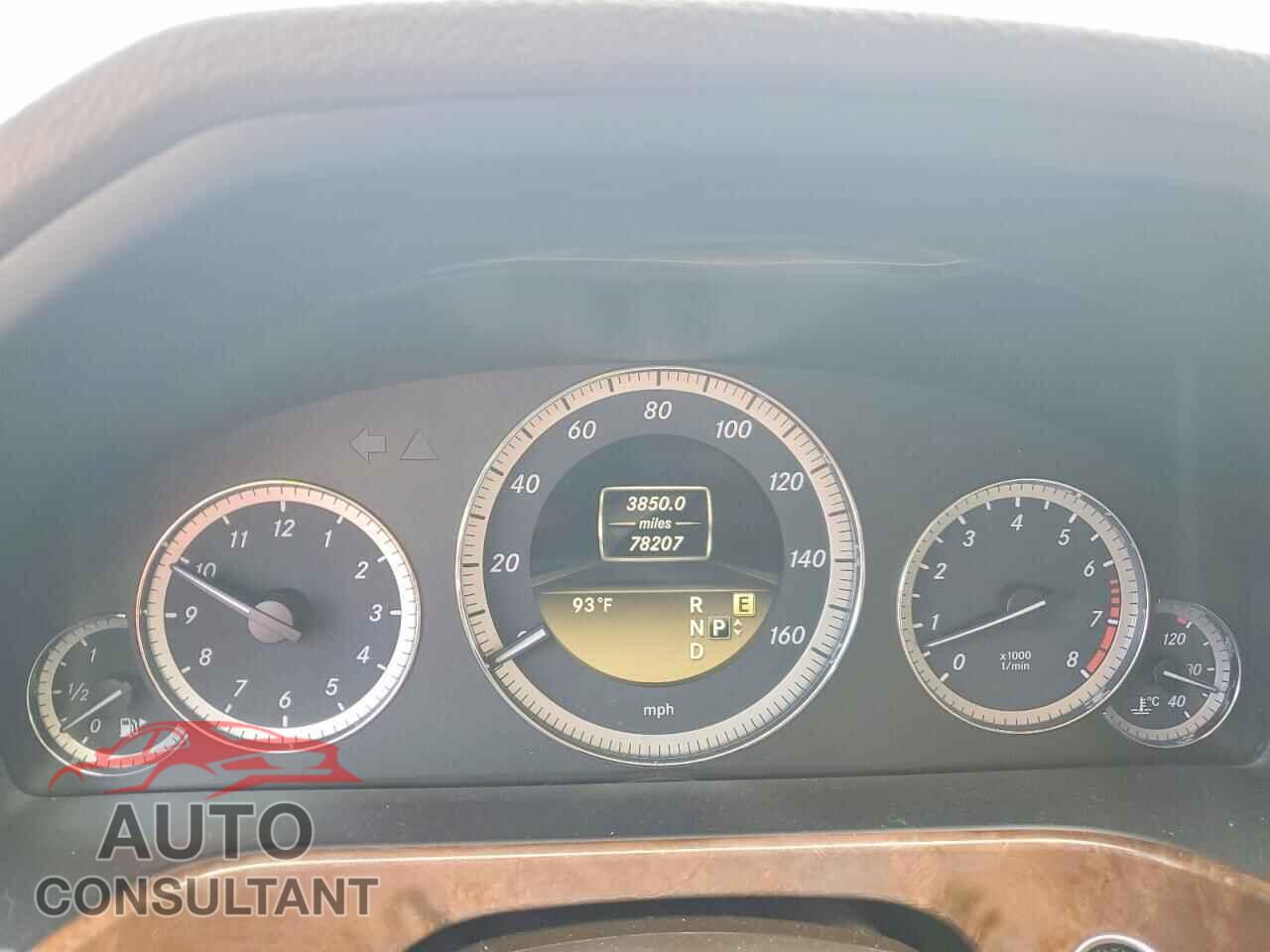 MERCEDES-BENZ E-CLASS 2012 - WDDHF8JBXCA552271