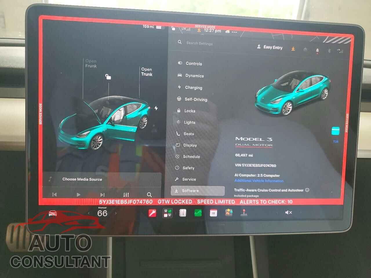 TESLA MODEL 3 2018 - 5YJ3E1EB5JF074760