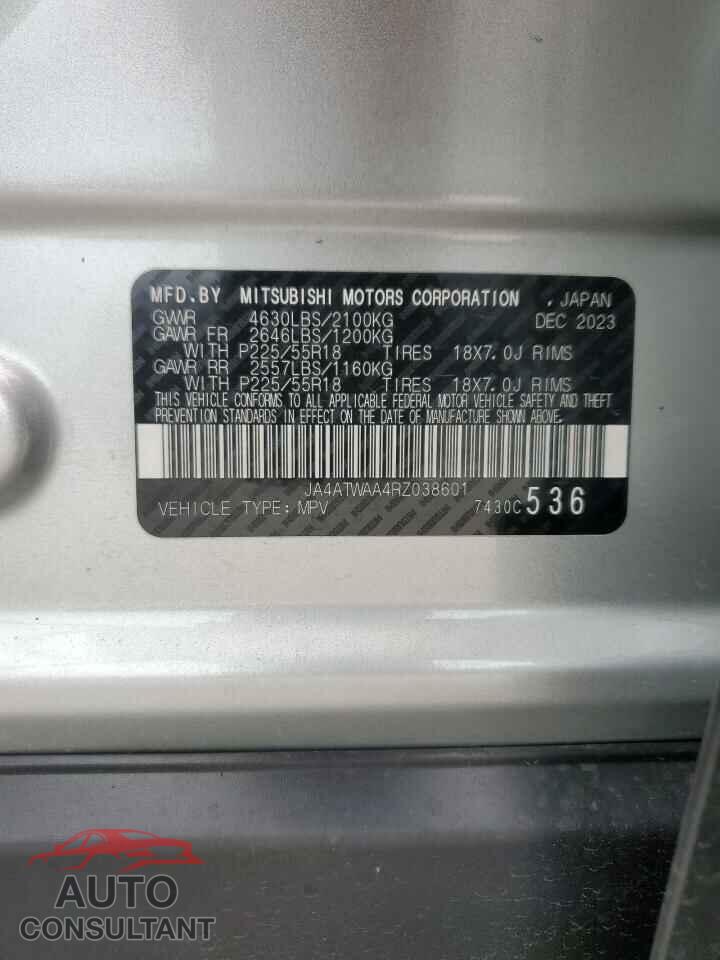 MITSUBISHI ECLIPSE 2024 - JA4ATWAA4RZ038601