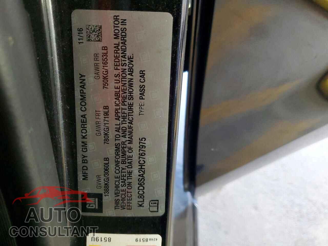 CHEVROLET SPARK 2017 - KL8CD6SA2HC767975