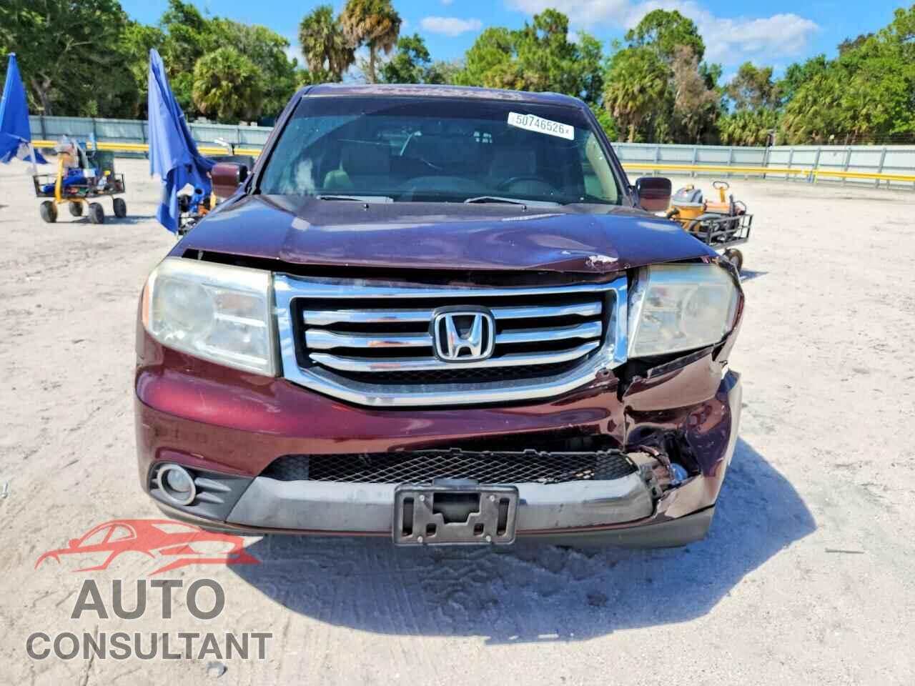 HONDA PILOT 2012 - 5FNYF3H55CB040941