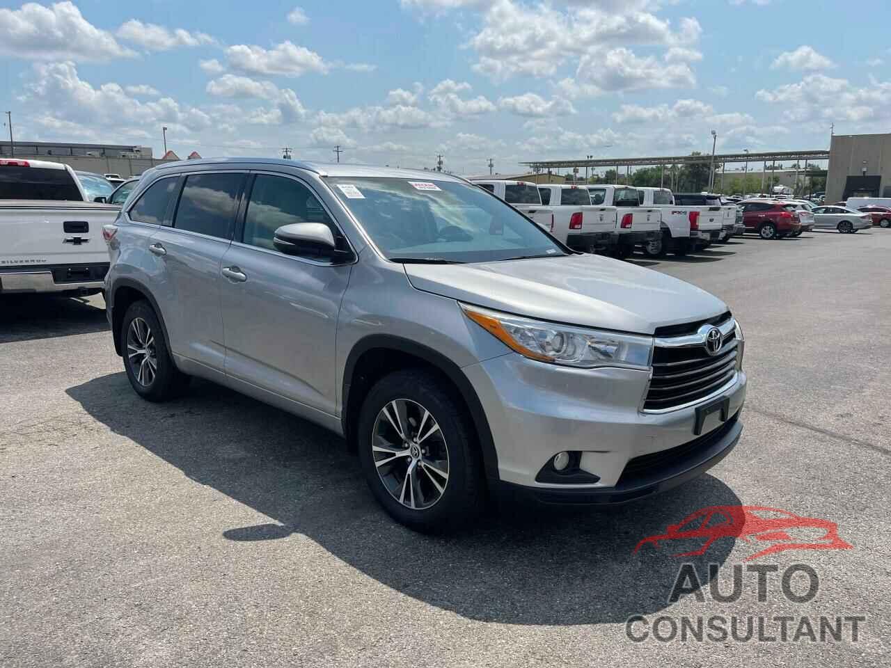 TOYOTA HIGHLANDER 2016 - 5TDJKRFH6GS255730