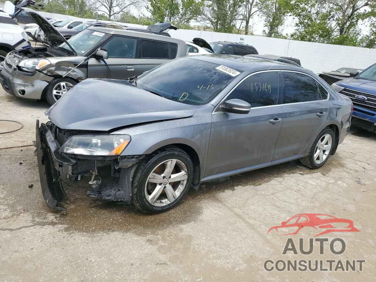 VOLKSWAGEN PASSAT 2013 - 1VWBN7A39DC104516