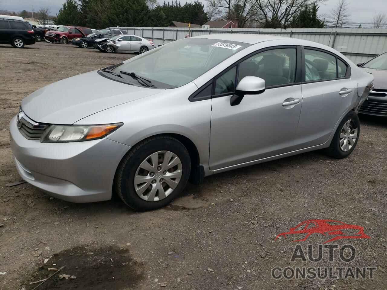 HONDA CIVIC 2012 - 19XFB2F56CE333057