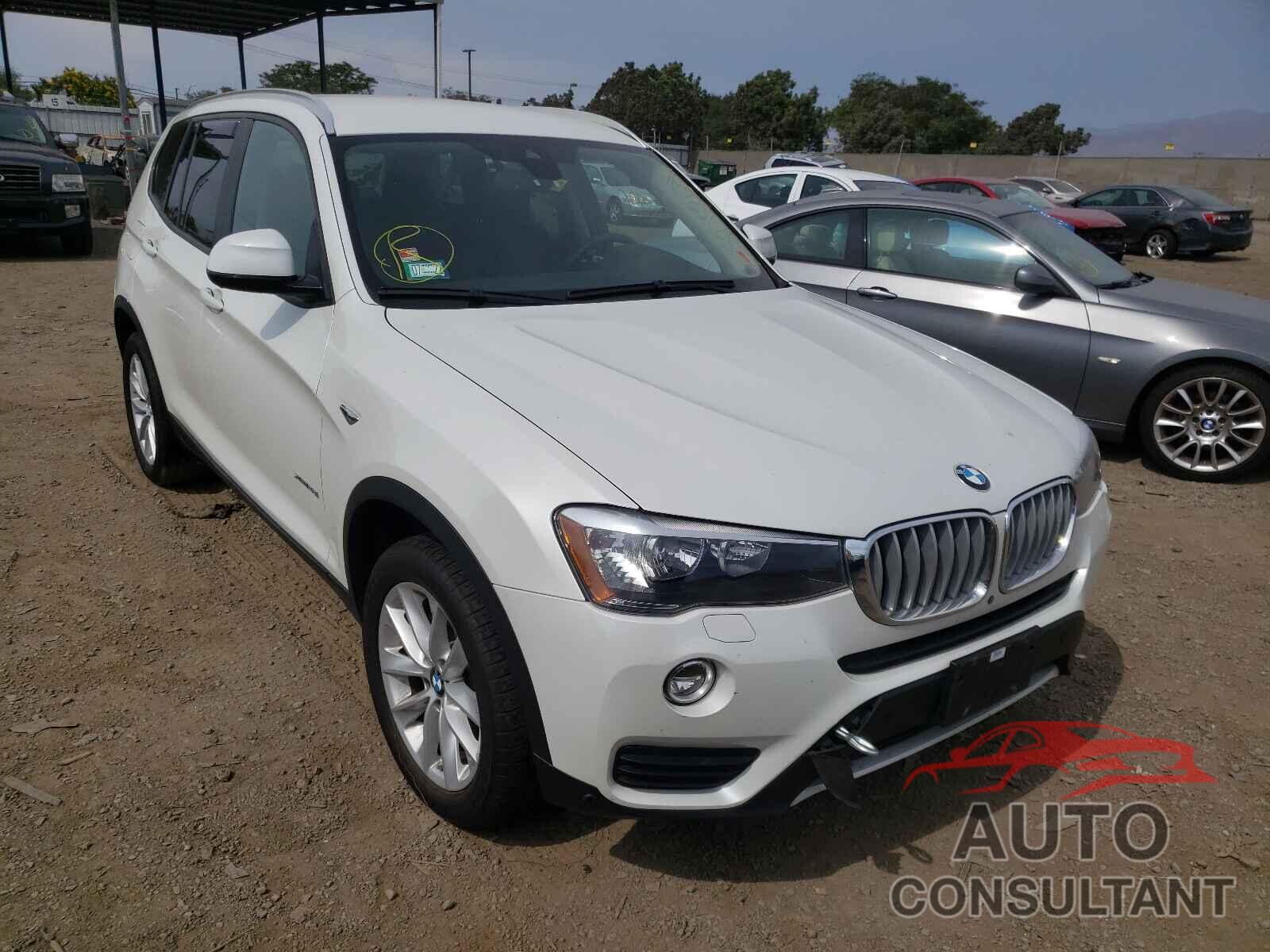 BMW X3 2016 - 5UXWX9C55G0D88632