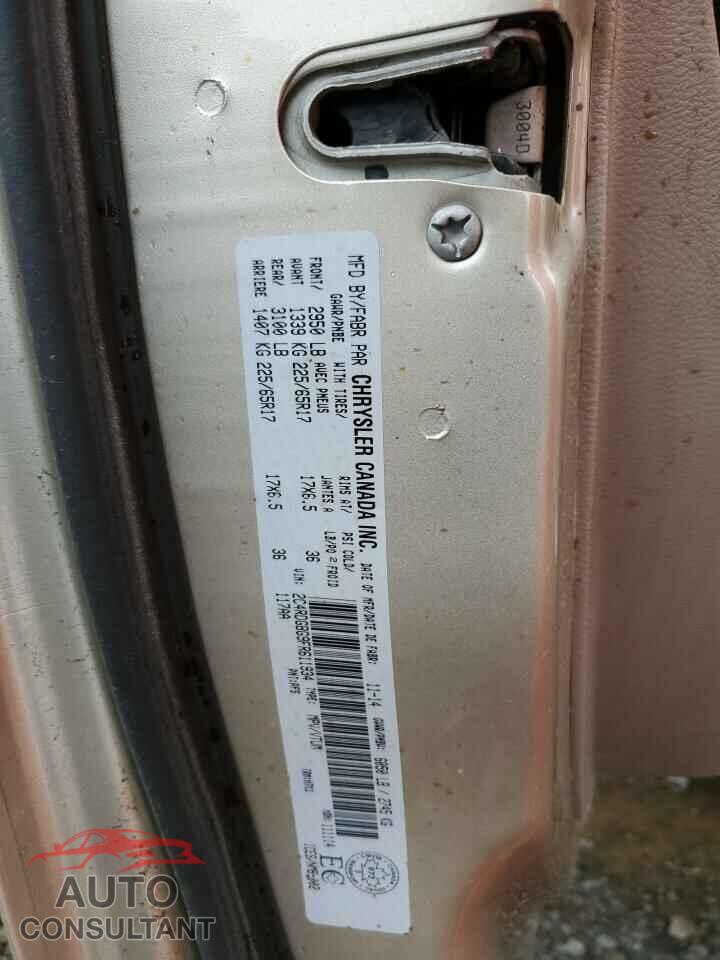 DODGE CARAVAN 2015 - 2C4RDGBG9FR611934