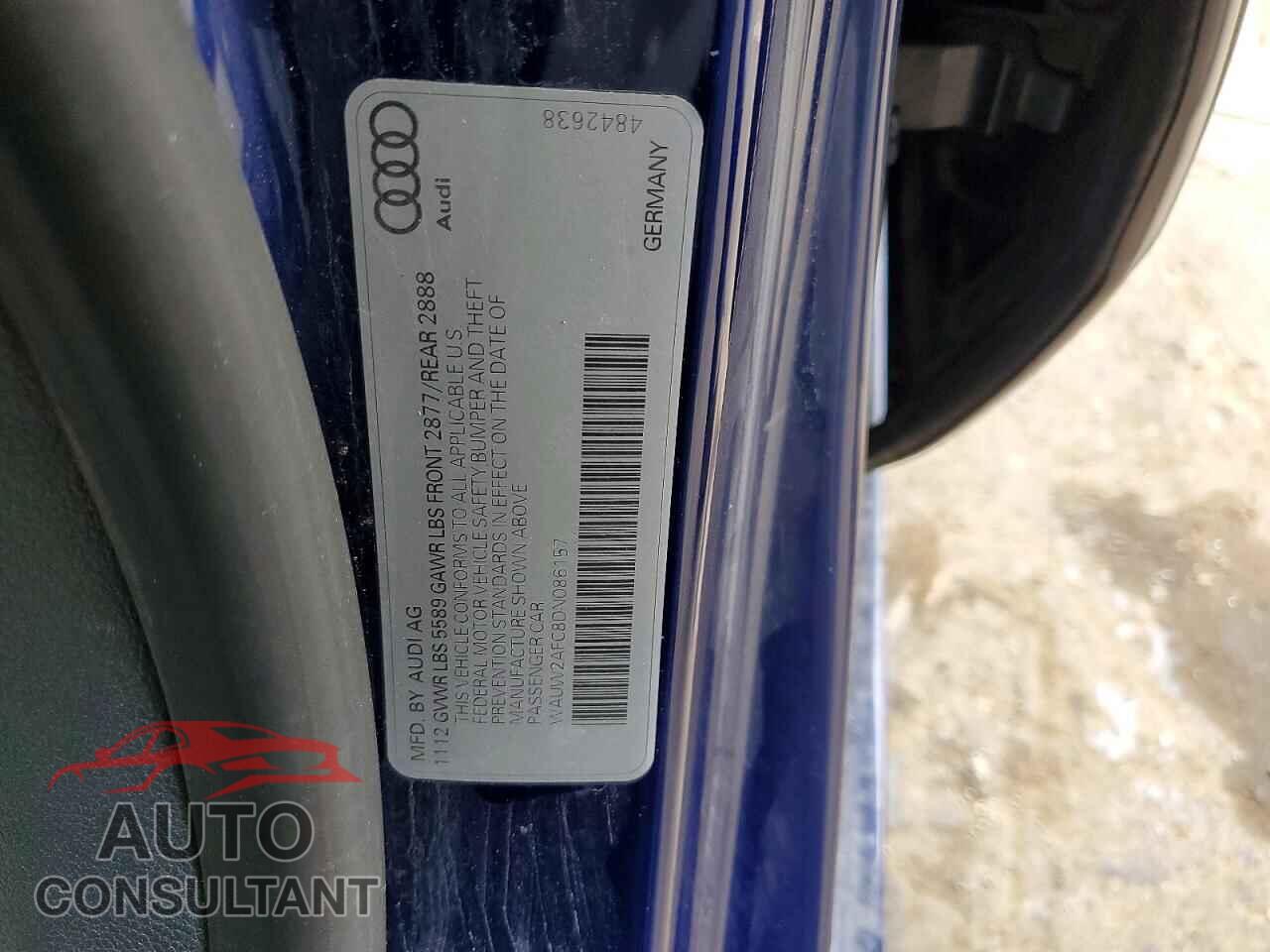 AUDI S7/RS7 2013 - WAUW2AFC8DN086157