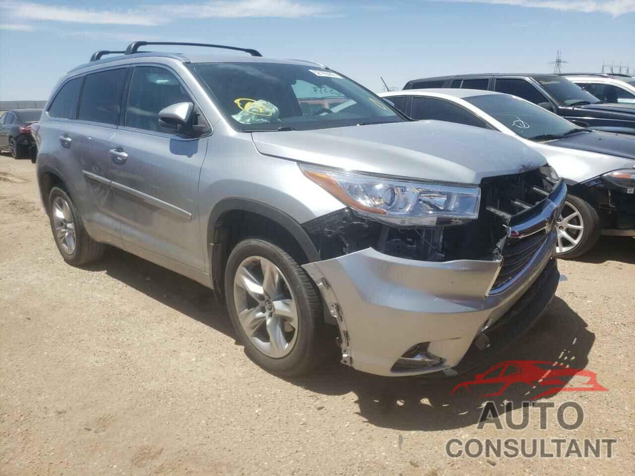 TOYOTA HIGHLANDER 2016 - 5TDYKRFH4GS172876