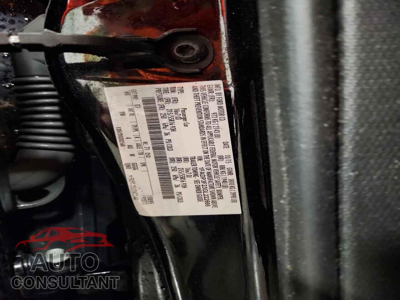 FORD FOCUS 2016 - 1FADP3F23GL222666