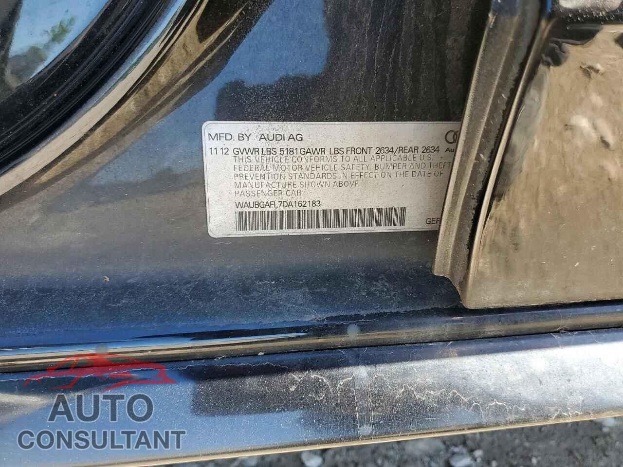 AUDI S4/RS4 2013 - WAUBGAFL7DA162183