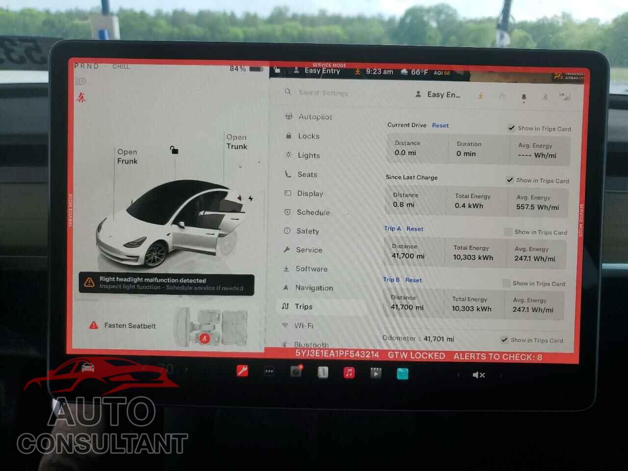 TESLA MODEL 3 2023 - 5YJ3E1EA1PF543214