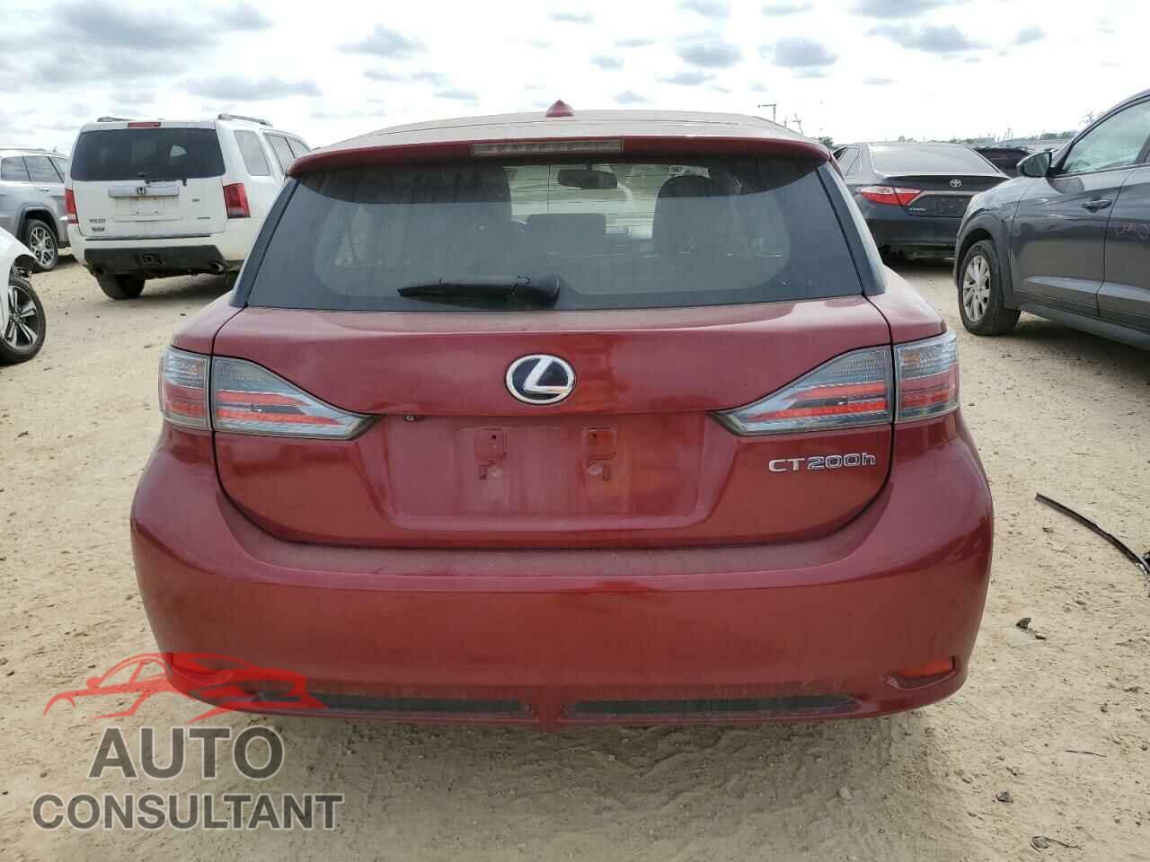 LEXUS CT 200 2012 - JTHKD5BH4C2081038