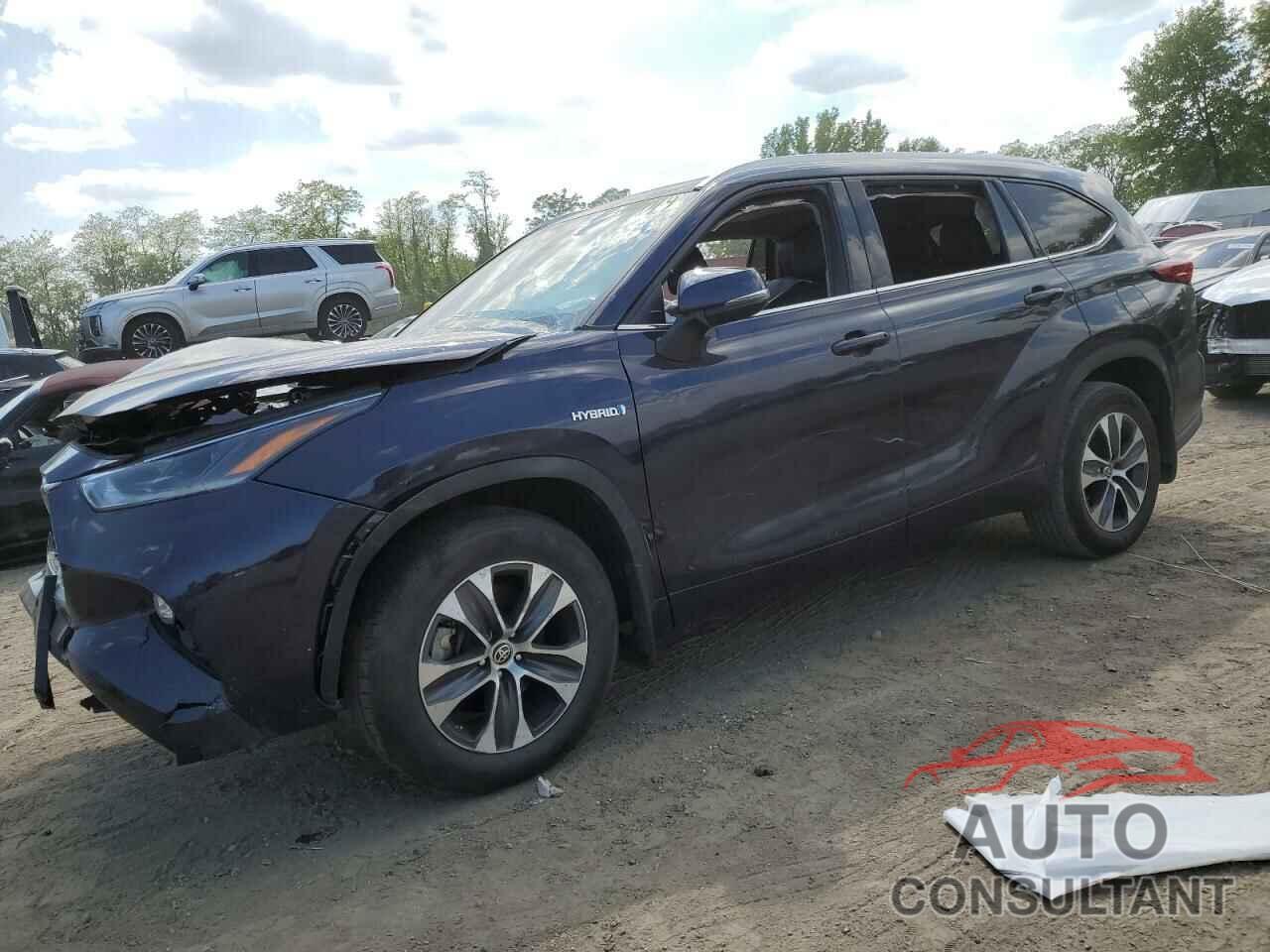 TOYOTA HIGHLANDER 2021 - 5TDGBRCH6MS516347