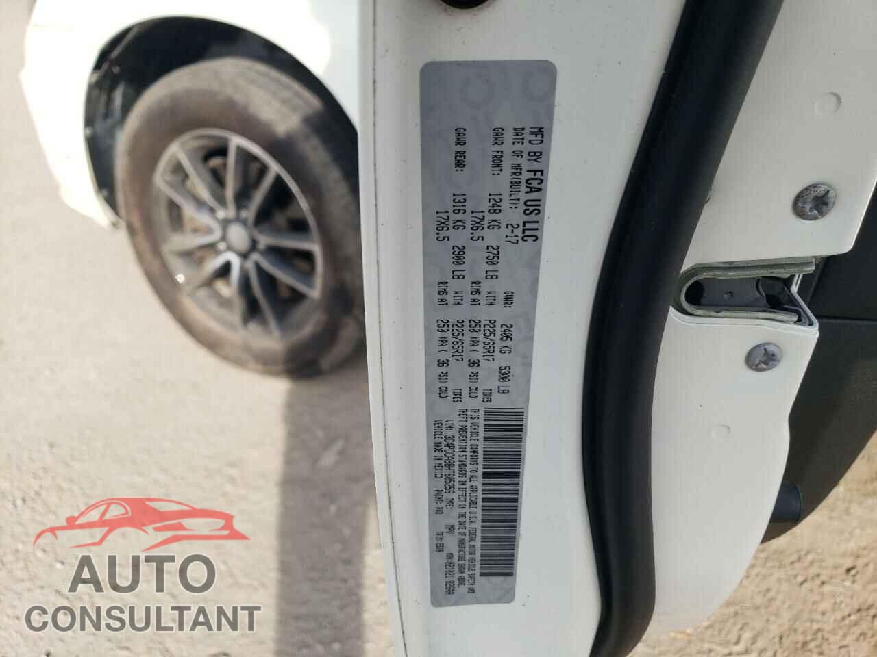 DODGE JOURNEY 2017 - 3C4PDCAB8HT605256