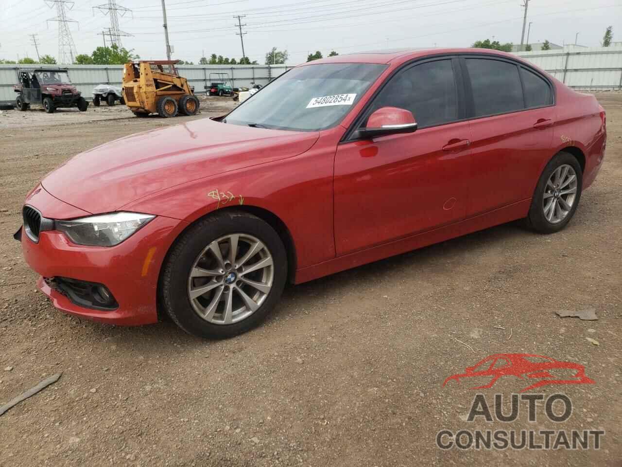 BMW 3 SERIES 2016 - WBA8A3C59GK552102