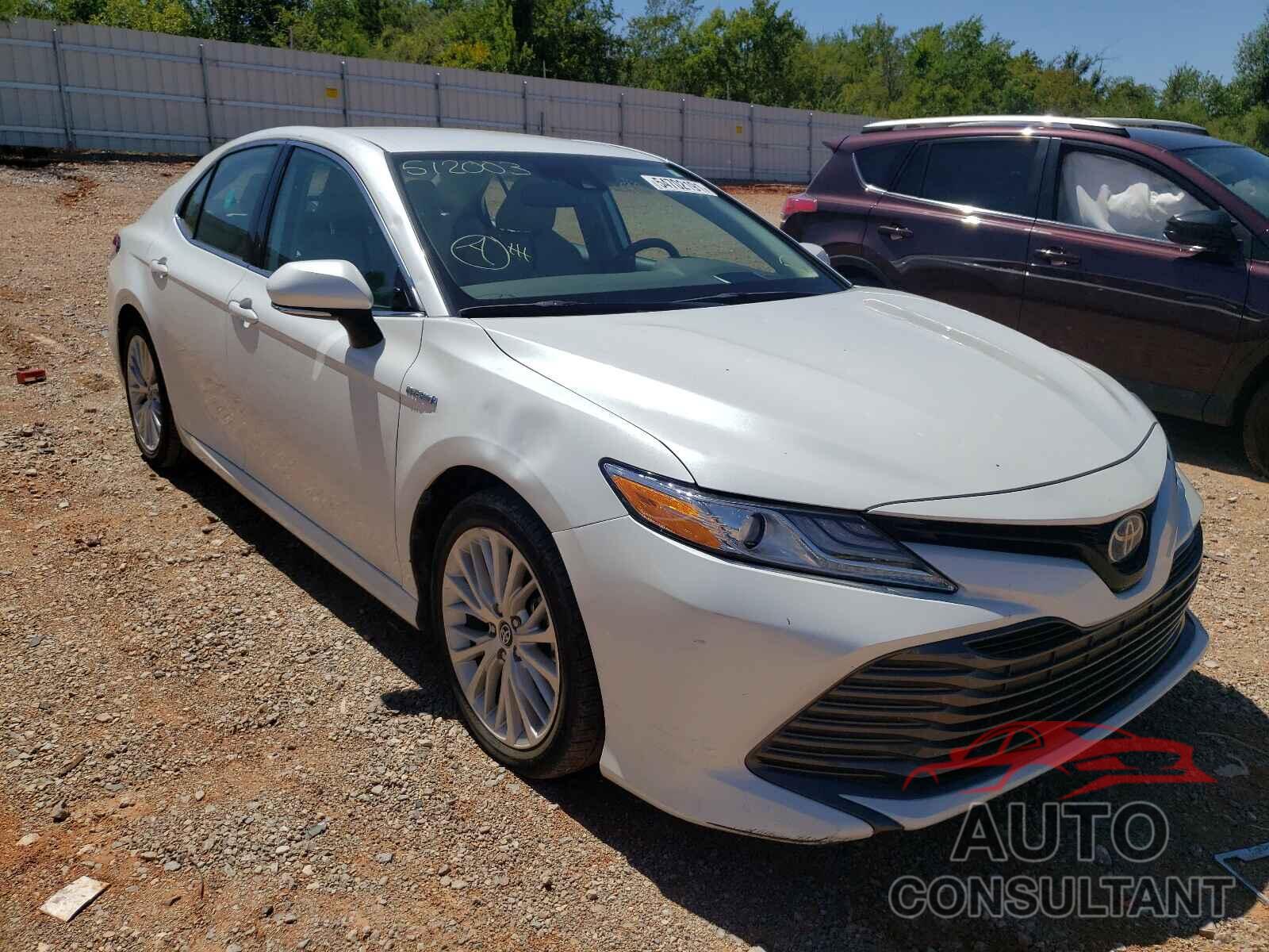 TOYOTA CAMRY 2019 - 4T1B21HK3KU512003