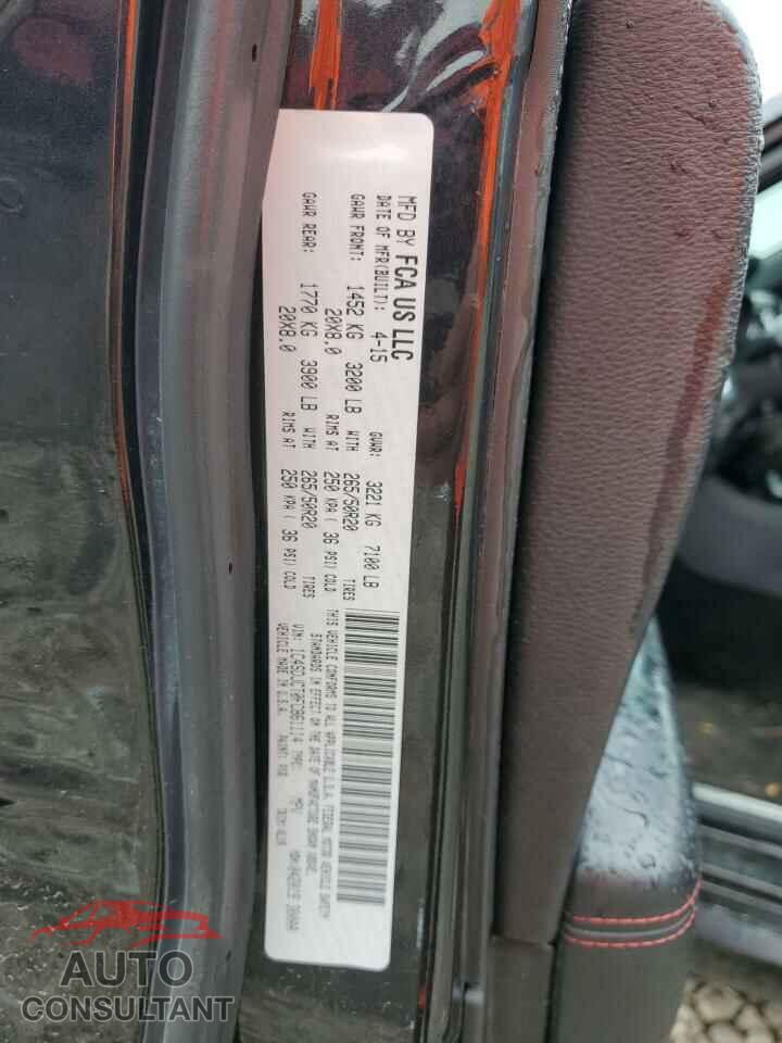 DODGE DURANGO 2015 - 1C4SDJCT0FC861114