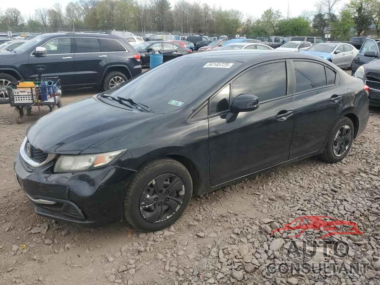 HONDA CIVIC 2013 - 19XFB2F55DE274567