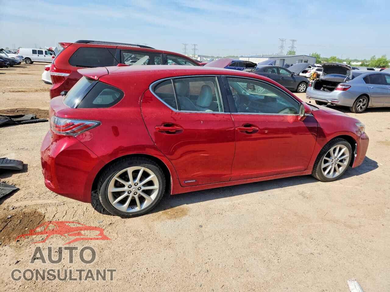 LEXUS CT 200 2012 - JTHKD5BH2C2082480