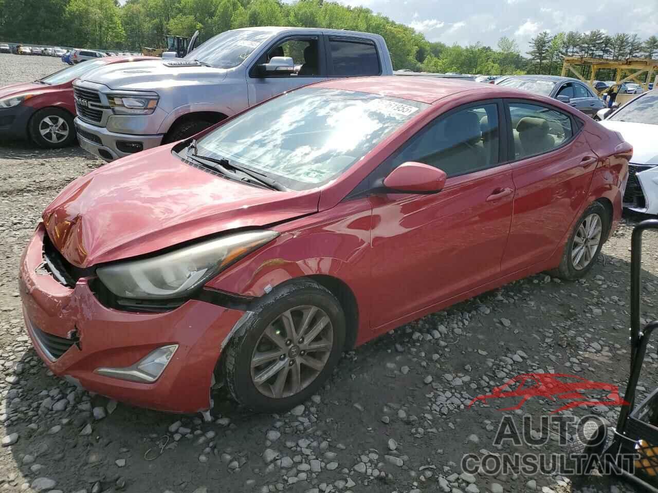 HYUNDAI ELANTRA 2014 - KMHDH4AE2EU117988