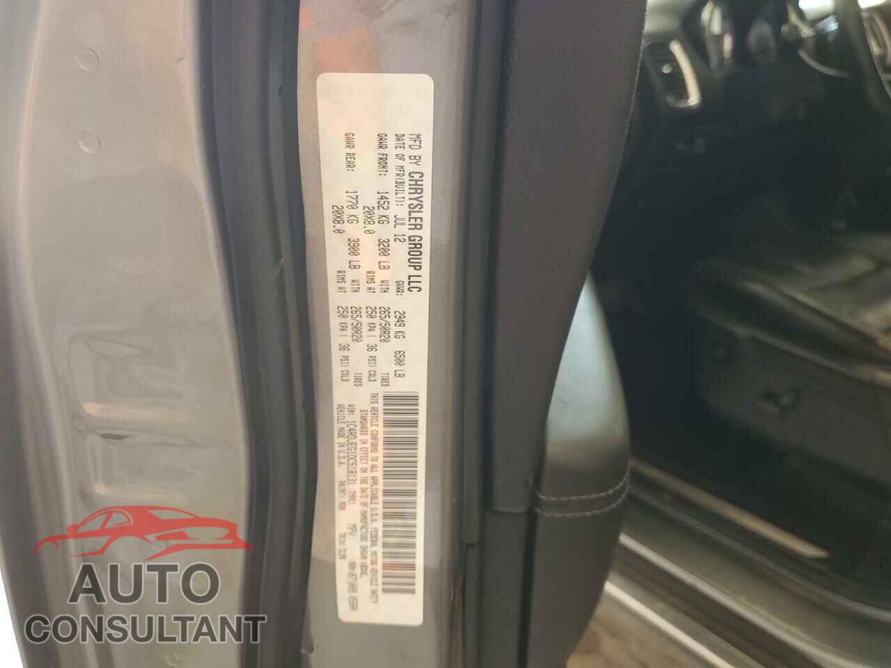 DODGE DURANGO 2013 - 1C4RDJEG1DC518131