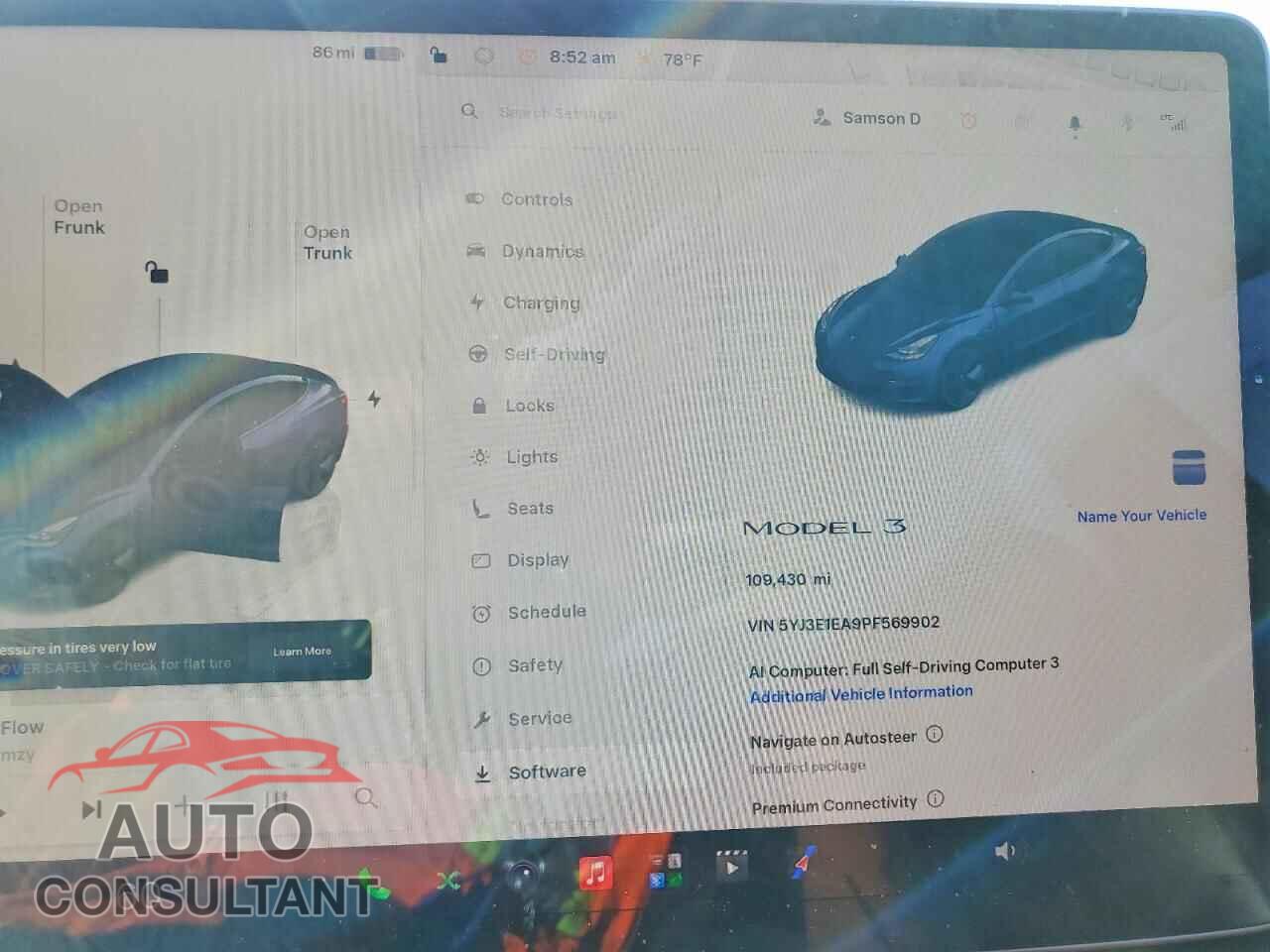 TESLA MODEL 3 2023 - 5YJ3E1EA9PF569902