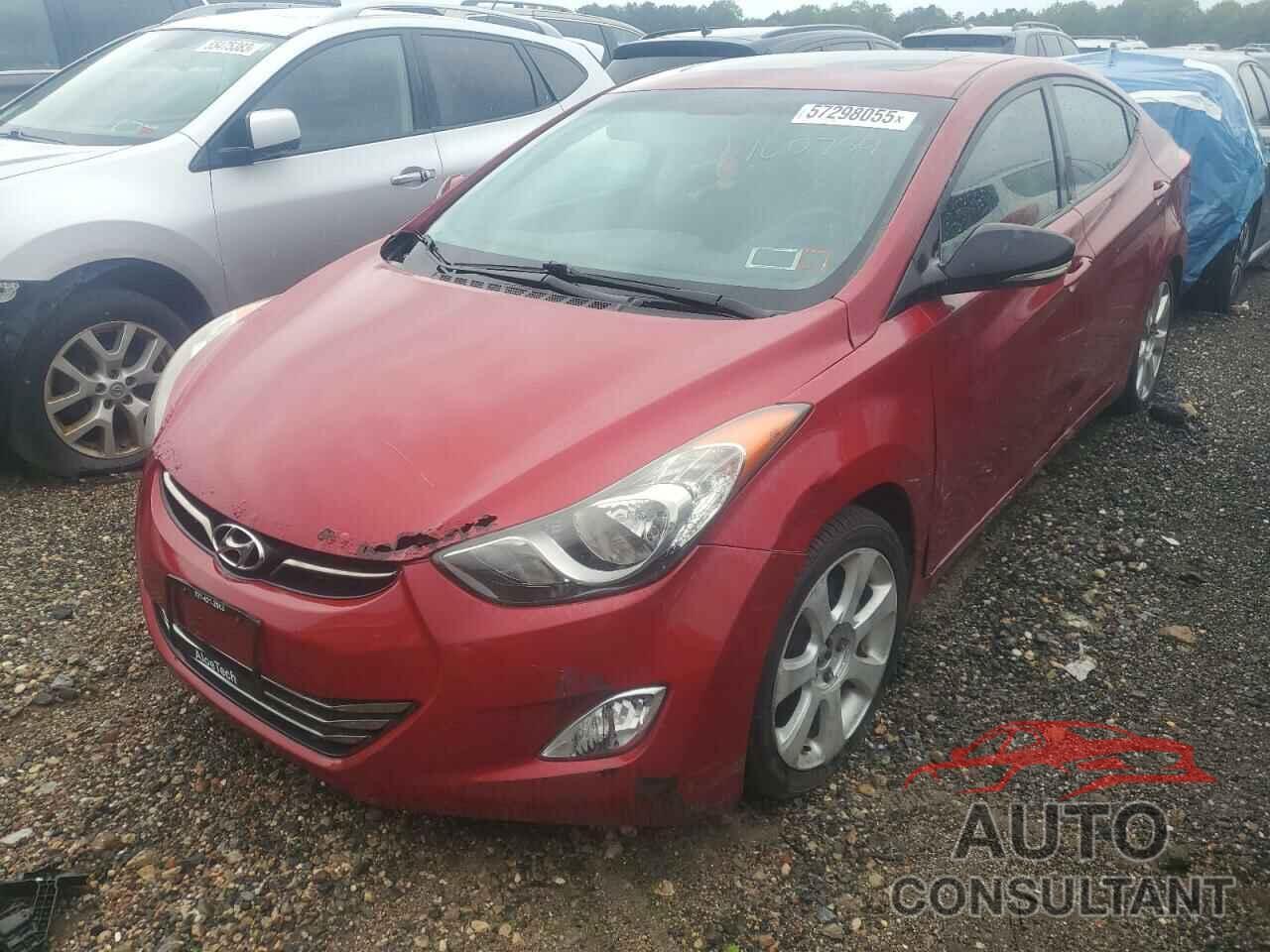 HYUNDAI ELANTRA 2011 - KMHDH4AE2BU160769