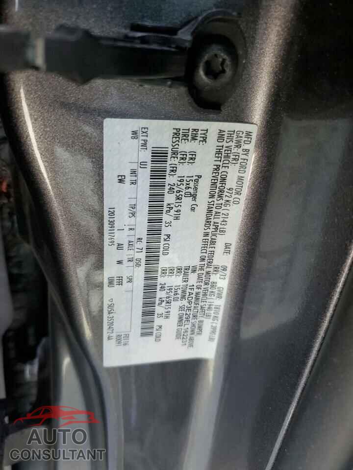 FORD FOCUS 2014 - 1FADP3E29EL162231