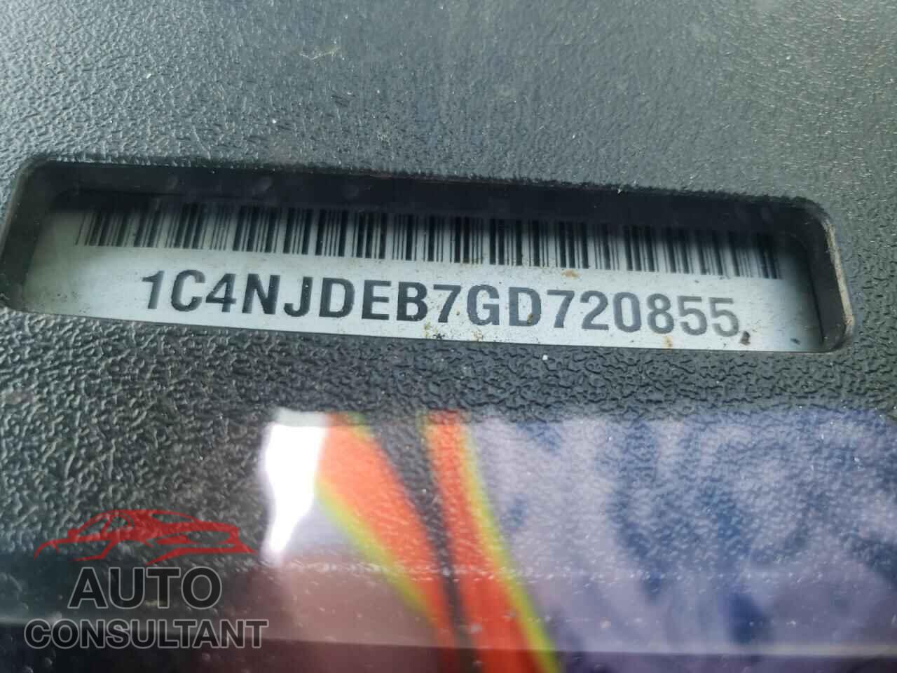 JEEP COMPASS 2016 - 1C4NJDEB7GD720855