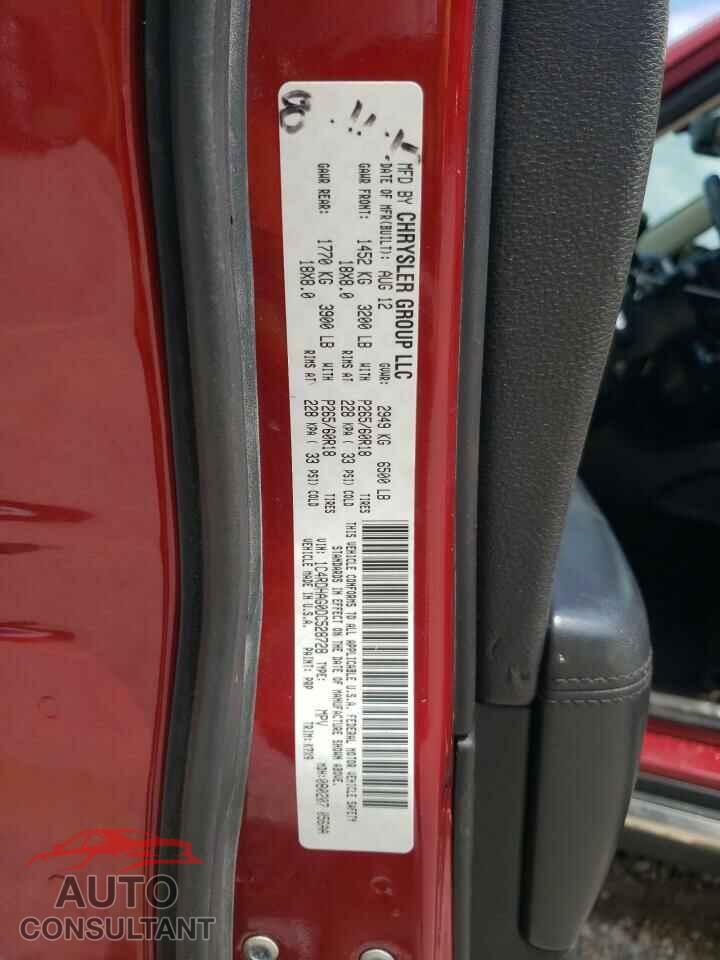 DODGE DURANGO 2013 - 1C4RDHAG0DC528728