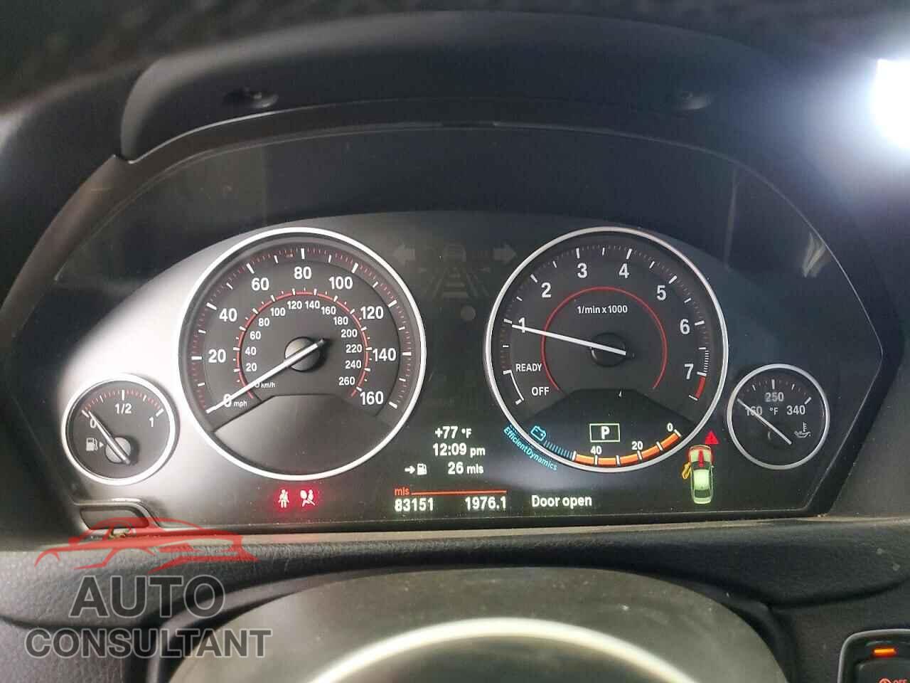 BMW 3 SERIES 2013 - WBA3B9C56DF587601